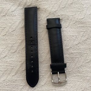 Michele Leather Watch Band Size 18